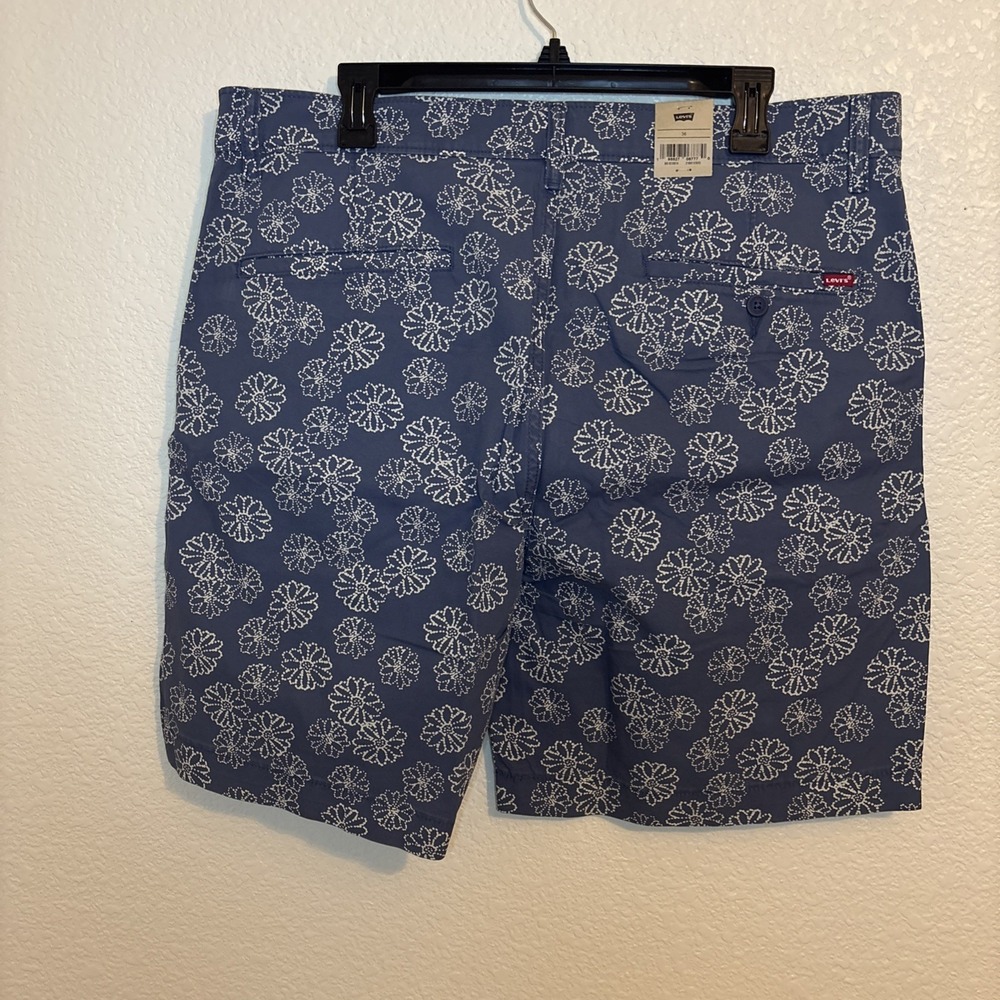 Levis Chino‎ Shorts Mens 36 Floral Lightweight 100 % Cotton - Picture 9 of 16